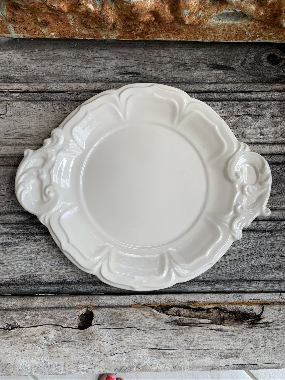 Vintage White Porcelain Covered Tureen with Ladle and Underplate - Picture 10 of 16